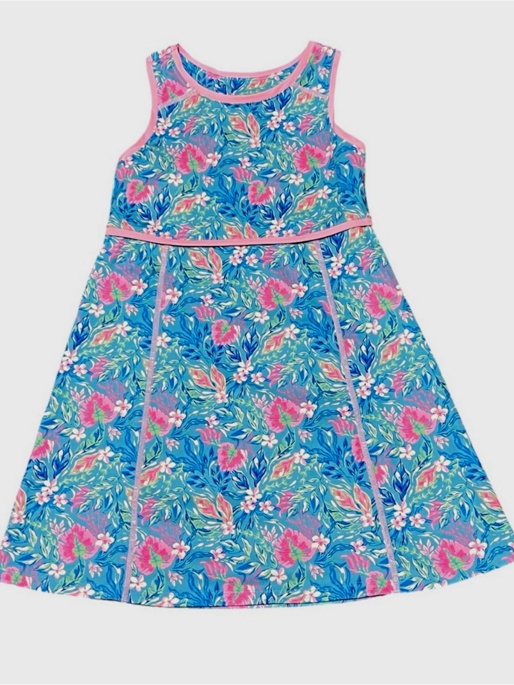 Tommy Bahama Girls Athletic Casual Sleeveless Dress w/ Shorts